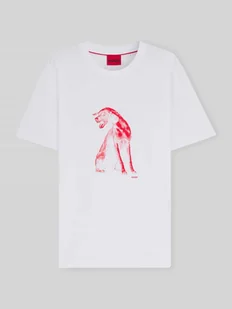 T-shirt o kroju regular fit z czystej bawełny - Koszulki męskie - miniaturka - grafika 1