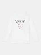 Bluzki damskie - Guess Bluzka K74Q12 KAUG0 Biały Regular Fit - miniaturka - grafika 1