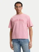 Koszulki męskie - Guess Jeans T-Shirt M6GIB6 K8FQ4 Różowy Regular Fit - miniaturka - grafika 1