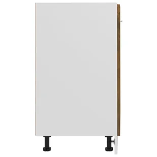 Lumarko Stojąca szafka kuchenna, przydymiony dąb, 60x46x81,5 cm - Szafki do salonu - miniaturka - grafika 7