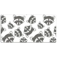 Podkładki na biurko - Mata ochronna na biurko Szop pracz 120x60 cm - miniaturka - grafika 1