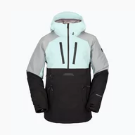 Kurtki narciarskie - Kurtka snowboardowa męska Volcom Brighton Pullover czarno-niebieska G0652315 m - miniaturka - grafika 1