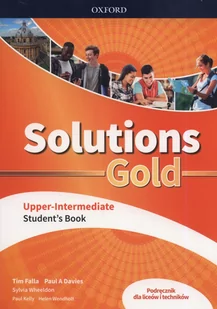 Solutions Gold Upper-Intermediate Podręcznik Falla Tim Davies Paul A - Książki edukacyjne - miniaturka - grafika 1