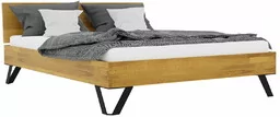 Łóżko Toro Classic 140x200 Soolido Meble dębowe - Łóżka - miniaturka - grafika 1