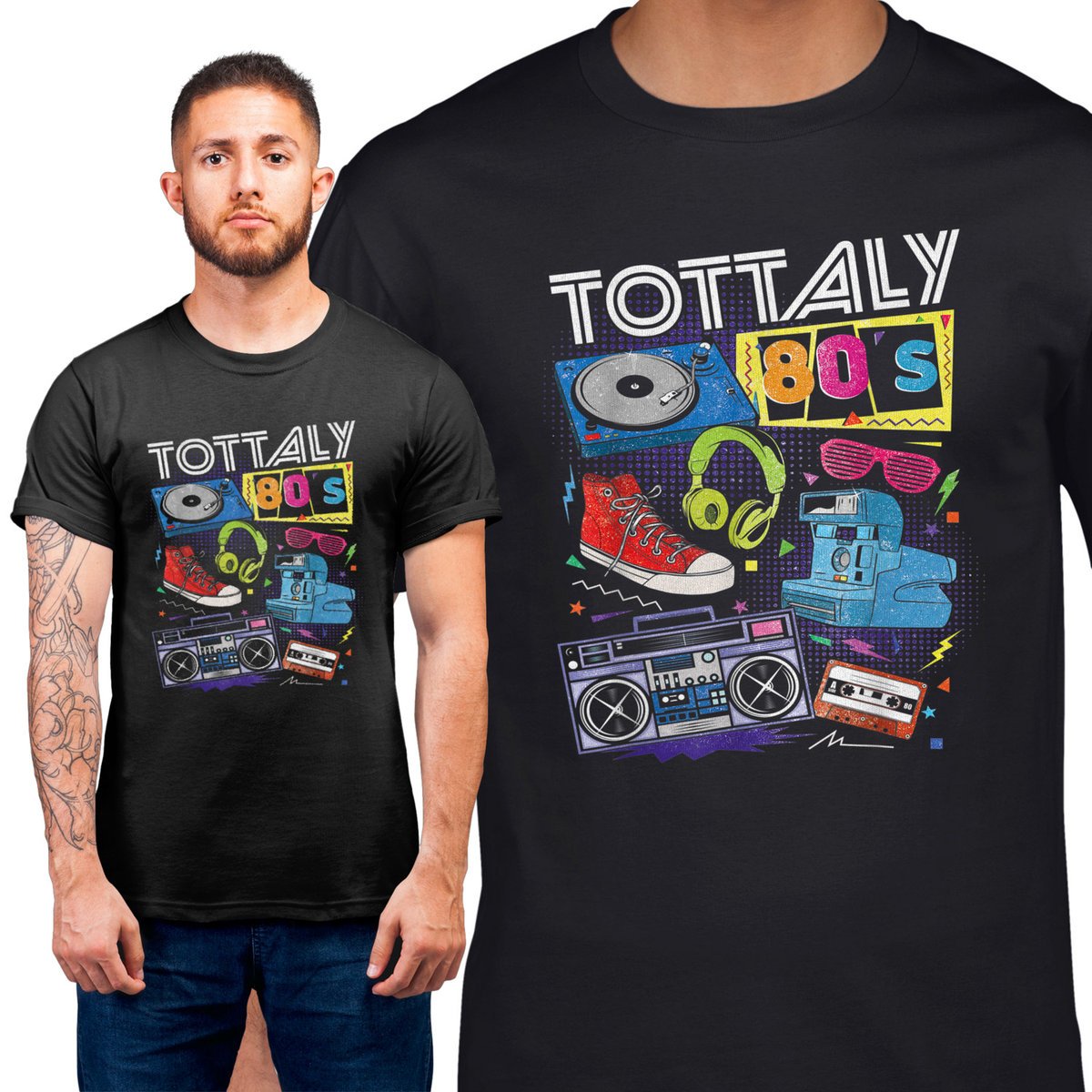 Koszulka męska Totally 80S Retro Lata 80 S