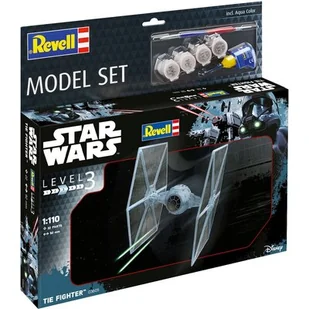 Revell Star Wars - TIE Fighter (z farbami) 63605 - Modele do sklejania - miniaturka - grafika 1