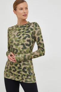 Burton longsleeve funkcyjny kolor zielony - Bielizna sportowa damska - miniaturka - grafika 1