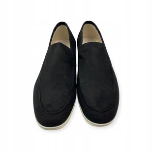 Mokasyny męskie zamszowe Old Money 44 - Mokasyny męskie - miniaturka - grafika 1