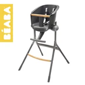 Krzesełka do karmienia - Beaba Krzesełko do karmienia Up&Down Dark grey - miniaturka - grafika 1