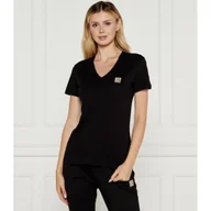 Koszulki i topy damskie - Armani Exchange T-shirt Regular Fit - miniaturka - grafika 1