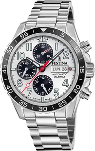 Zegarek Zegarek Festina F20055-1 Aviator North Chrono Automatic - Zegarki męskie - miniaturka - grafika 1