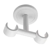 Karnisze - Wspornik do karnisza 19 mm sufitowy podwójny biały mat 130 mm Inspire - miniaturka - grafika 1