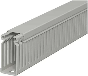 OBO Bettermann Korytko grzebieniowe 25x60 szary kamień LK4 60025 6178028 2m 6178028 - Kanały kablowe - miniaturka - grafika 1