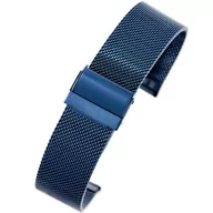 Akcesoria do zegarków - Pacific Bransoleta - siatka mesh PVD Blue - 18mm - miniaturka - grafika 1