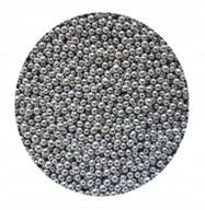 Dodatki do ciast w proszku - POSYPKA PEREŁKI CUKROWE metaliczne srebrne 4mm - 25g - miniaturka - grafika 1