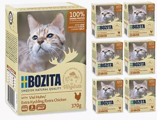 Bozita Cat Siekany Kurczak W Galaretce 6 x 370g - Mokra karma dla kotów - miniaturka - grafika 1