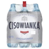 Woda - Cisowianka Naturalna woda mineralna lekko gazowana 6pak - miniaturka - grafika 1