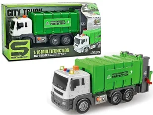 Śmieciarka ze światłem i dźwiękiem 1:16 - ADAR - Samochody i pojazdy dla dzieci - miniaturka - grafika 1