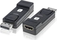 Złącza, przejściówki, adaptery - Techly Adapter AV Adapter - DisplayPort Stecker auf HDMI 4K 30Hz - miniaturka - grafika 1
