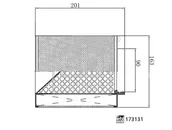 Filtry powietrza - Filtr powietrza Febi Bilstein 173131 - miniaturka - grafika 1