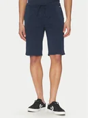 Spodenki męskie - Blend Szorty materiałowe 20718156 Granatowy Regular Fit - miniaturka - grafika 1
