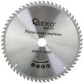 Tarcze do pił - Geko Tarcza Piła Do Drewna 300x32mm 60T G00151 - miniaturka - grafika 1