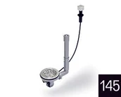 Akcesoria do armatury i ceramiki - Elleci Mechanizm CUBE korka automatycznego do zlewu 1 komorowego ASP17000) - miniaturka - grafika 1