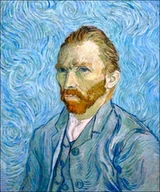 Plakaty - Plakat, Autoportret Vincent van Gogh, 21x29,7 cm - miniaturka - grafika 1