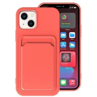 Etui i futerały do telefonów - König Design Etui kompatybilne z Apple iPhone 14 Plus Plastikowe miękkie etui na telefon komórkowy - Etui na telefon komórkowy Różowy pomarańczowy - miniaturka - grafika 1