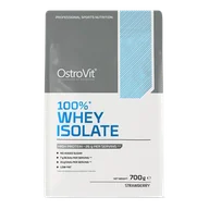 Odżywki białkowe - OstroVit 100% Whey Isolate, smak truskawkowy, 700 g - miniaturka - grafika 1
