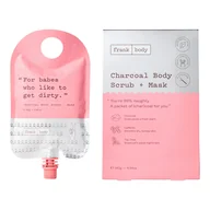 Peelingi do ciała - Frank Body Charcoal Body Scrub & Mask (140g) - miniaturka - grafika 1