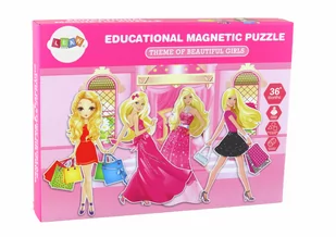 Zestaw Edukacyjnych Puzzli Magnetycznych Z Motywem Barbie - Puzzle - miniaturka - grafika 3
