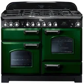 Kuchenki gazowo-elektryczne - Falcon Classic Deluxe 110 Butelkowa zieleń chrom - miniaturka - grafika 1