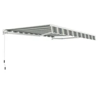 Markizy - Jasnoszara markiza tarasowa Meven 400 x 250 cm - miniaturka - grafika 1