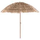Parasole ogrodowe - Beliani Parasol ogrodowy 175 cm CIVETTA Naturalny - miniaturka - grafika 1