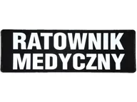 Odzież medyczna - Emblemat Ratownik Medyczny Odblaskowy Na Rzepie 31 X 10 Cm - miniaturka - grafika 1