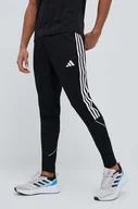 Spodnie męskie - adidas Performance spodnie treningowe Tiro 23 League kolor czarny z aplikacją - miniaturka - grafika 1