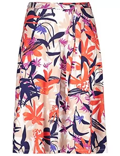 Gerry Weber Damskie 110032-35043 spódnica, ecru/biały/czerwony/pomarańczowy, 40, Ecru/biały/czerwony/pomarańczowy nadruk, 40 - Spódnice - miniaturka - grafika 1