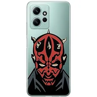 Etui i futerały do telefonów - Etui Darth Maul 004 Star Wars Nadruk częściowy Przeźroczysty Producent: Xiaomi, Model: REDMI NOTE 12 4G - miniaturka - grafika 1