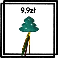 Zabawki dla kotów - BUBA ŚWIĘTA! Choinka ze wstążkami - miniaturka - grafika 1