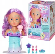 Zabawy w naśladowanie dorosłych - GŁOWA LALKI DO STYLIZACJI LALKA NAUKI CZESANIA MODELKA PREZENT DLA DZIECI - miniaturka - grafika 1