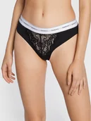 Majtki damskie - Guess Stringi Belle O2BE00 KBBT0 Czarny - miniaturka - grafika 1