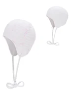 Czapki damskie - Niemowlęca czapka wiązana biało-różowa Döll - miniaturka - grafika 1