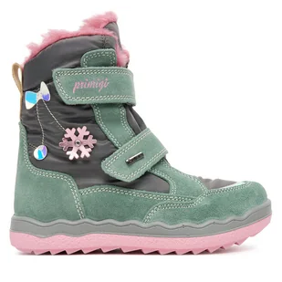 Śniegowce Primigi GORE-TEX 8883700 S Zielony - Buty dla dziewczynek - miniaturka - grafika 1