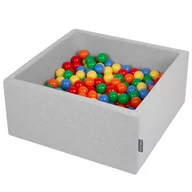 Suche baseny - KiddyMoon kąpiel do zabawy dla dzieci, 200  300 kolorowych kulek,  7 cm, kwadratowa, Made in EU - miniaturka - grafika 1