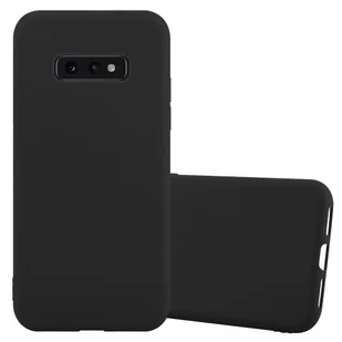 Pokrowiec Do Samsung Galaxy S10e Etui w CANDY CZARNY TPU Silikon Obudowa Case Cover Ochronny Plecki Cadorabo - Etui i futerały do telefonów - miniaturka - grafika 1