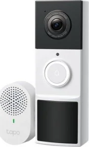 TP-LINK Video Doorbell Camera Tapo D210 3 MP 1.18mm/F1.8 IP65 H.264 Micro SD, Max. 512 one size - Wideodomofony - miniaturka - grafika 1