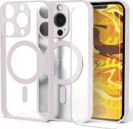 Etui i futerały do telefonów - Hello Case Etui do iPhone 15 Pro Różowy MagSafe, Pancerne, Obudowa szkło - miniaturka - grafika 1