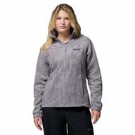 Bluzy damskie - Damska bluza polarowa Columbia Benton Springs Print FZ Fleece shale purple/flowfalls - S - miniaturka - grafika 1