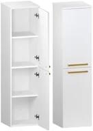 Szafki łazienkowe - Słupek Łazienkowy ATHOS 35 2D P- Uchwyt Złoty - miniaturka - grafika 1